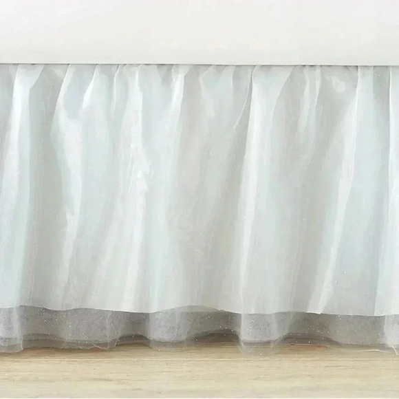 Sparkle Tulle Bed Skirt New Queen Size- by Pottery Barn Kids